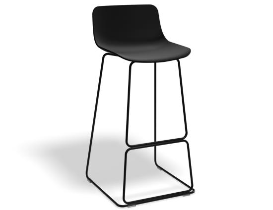 Umbria Stool - Black - Black Shell
