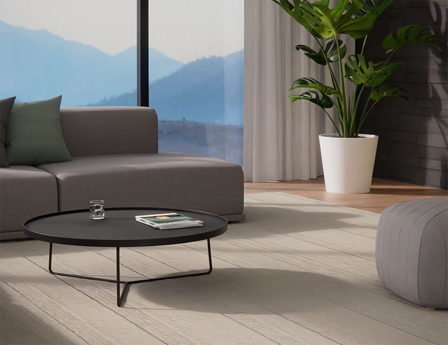 Alora All Black Large Coffee Table Indoor