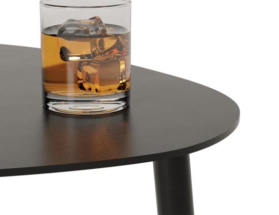 Cetara Side Table - Outdoor - Black