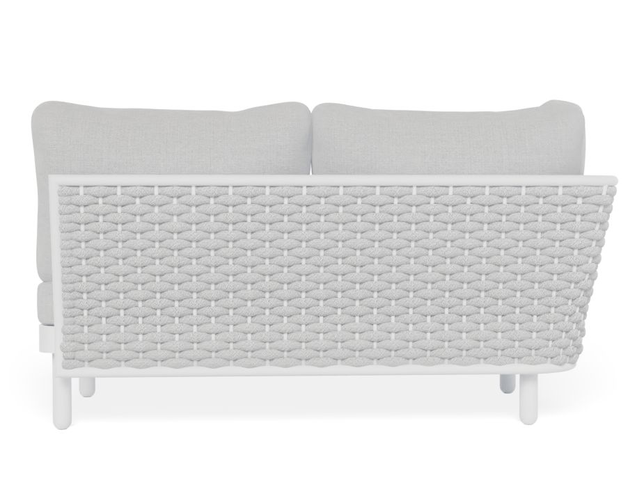 Cushions Siano White Grey Lounger Modern
