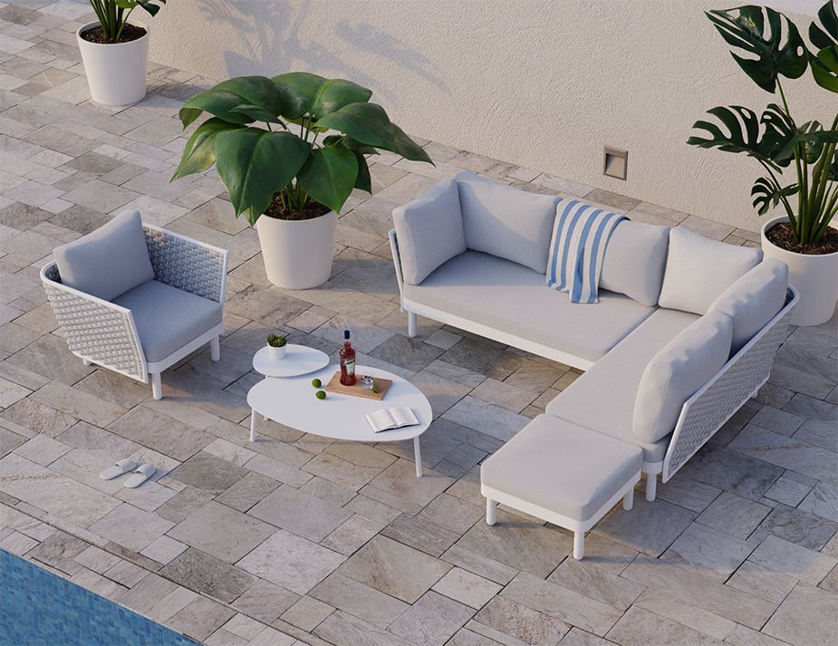 Left Arm Siano White High Angle