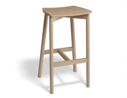 Andi Backless Bar Stool - Natural