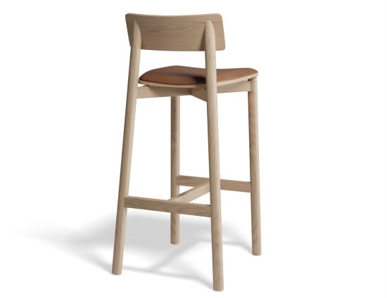 Andi Bar Stool - Natural - Upholstered