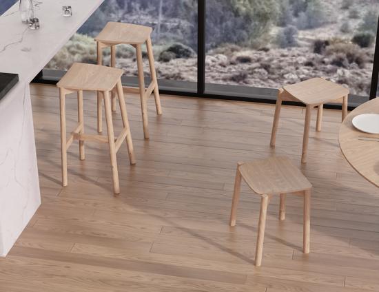 Andi Low Stool - Natural