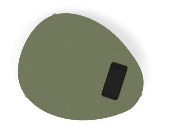 Cetara Side Table - Outdoor - Eucalyptus Green