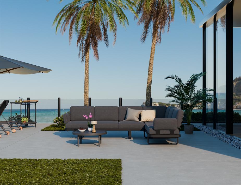 L 1 Delmar Confige Charcoal