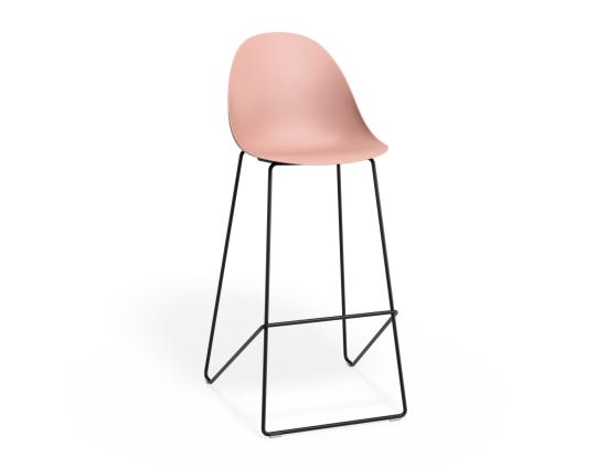 Pebble Soft Pink Stool Shell Seat