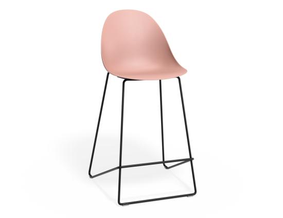 Pebble Soft Pink Stool Shell Seat