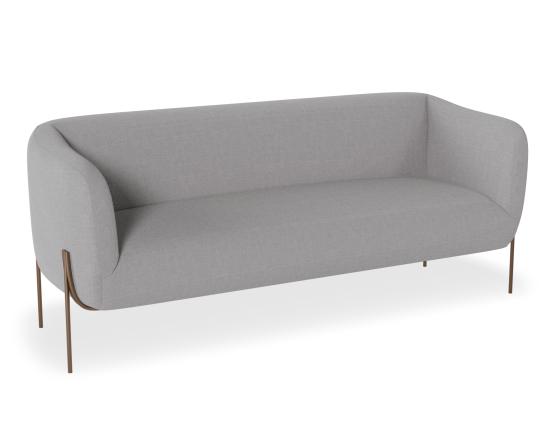 Belle 2.5 Seater Sofa - Cloud Grey