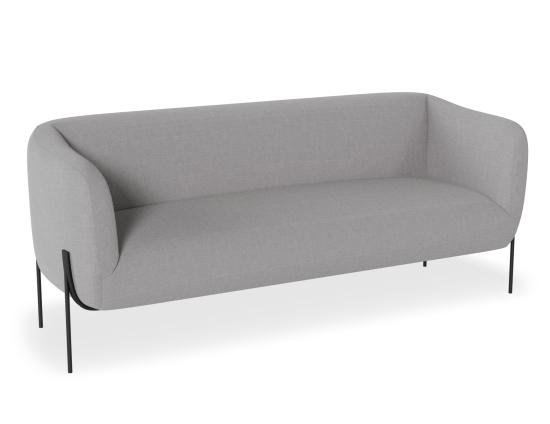 Belle 2.5 Seater Sofa - Cloud Grey