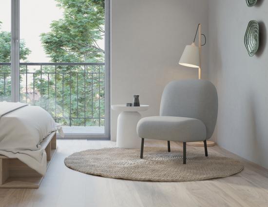 Moulon Lounge Chair - Cloud Grey