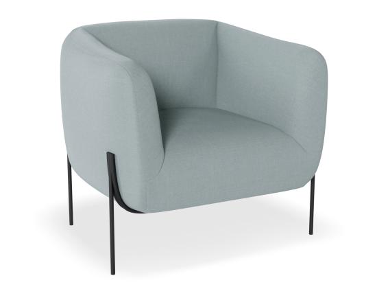 Belle Lounge Chair - Sky Blue