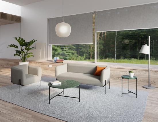 Belle Lounge Chair - Cloud Grey