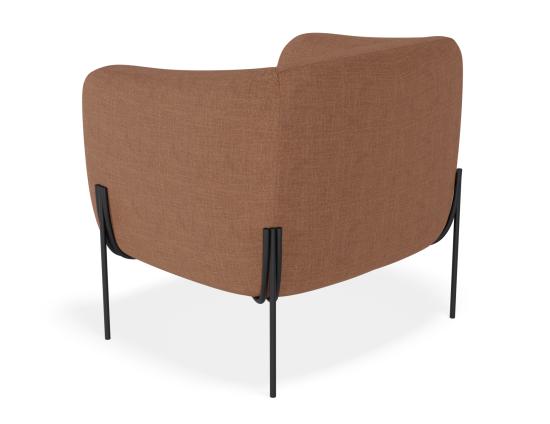 Belle Lounge Chair - Terracotta Rust