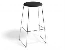 77cm Round / Anthracite Fabric Seat / Commercial
