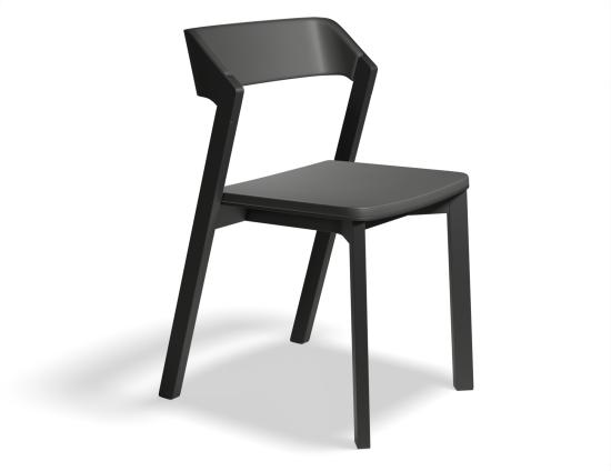 Merano Chair - Upholstered Seat and Back - by TON