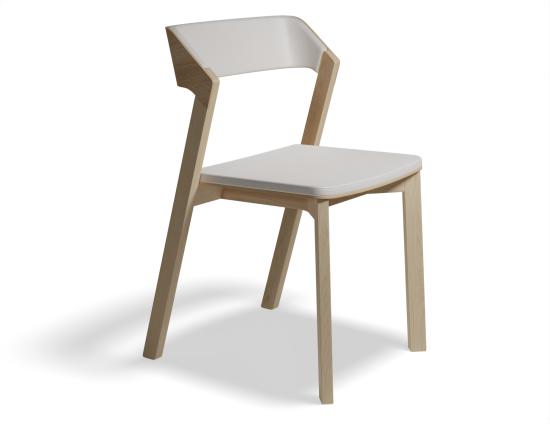 Merano Chair - Upholstered Seat and Back - by TON