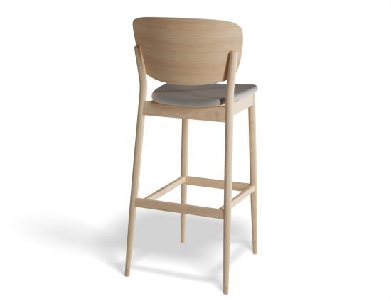 Valencia Stool - Upholstered Seat and Back - by TON