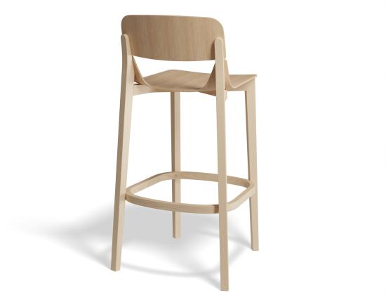 Leaf Stool - Veneer Seat and Back - by TON