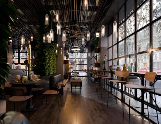 Rylie Bar Stool - American Walnut