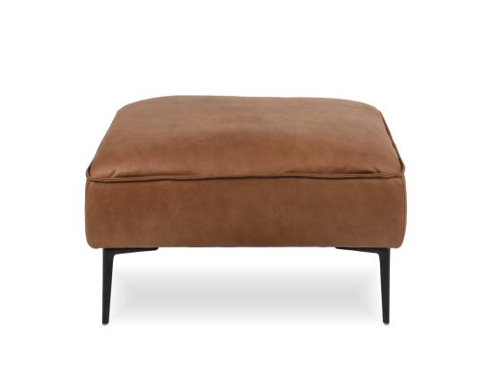 Enzo Ottoman - Colorado Tan Leather Mix