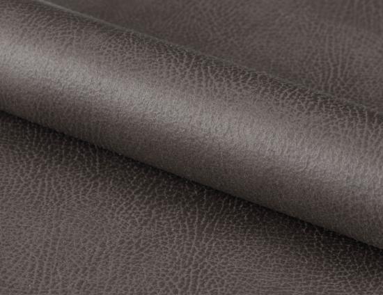 Enzo Ottoman - Ash Grey Leather Mix