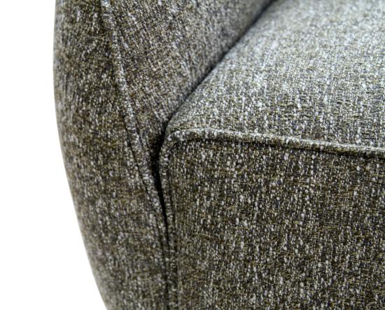 Willow Lounge Chair - Oak Legs - Kelly Green Fabric