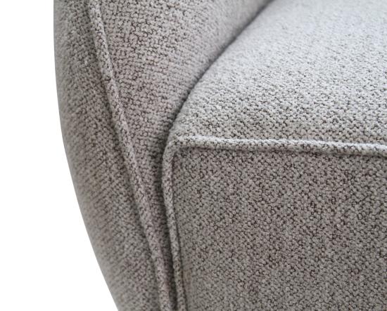 Willow Lounge Chair - Oak Legs - Oyster Grey Fabric