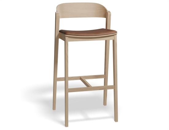 Grayson Bar Stool - Natural - Upholstered