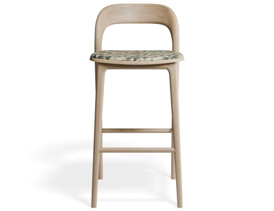 Mia Stool - Natural - Custom Upholstered