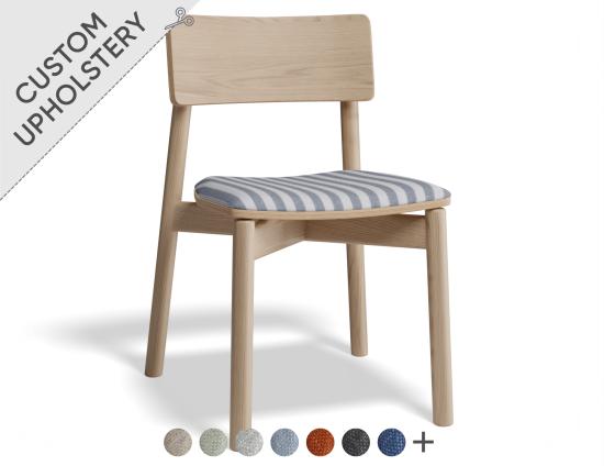 Andi Dining Chair - Natural - Custom Upholstered