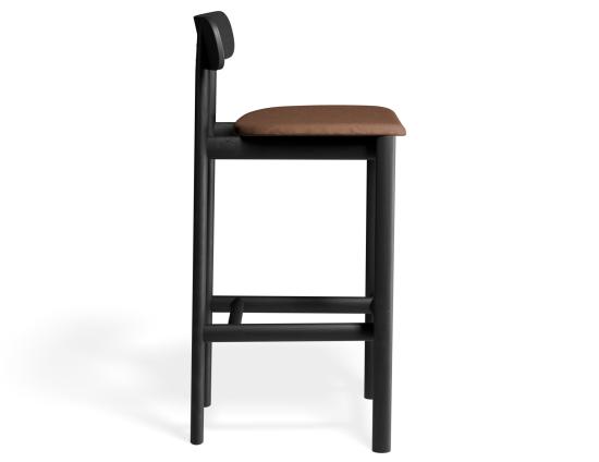 Zara Stool - Black - Custom Upholstered
