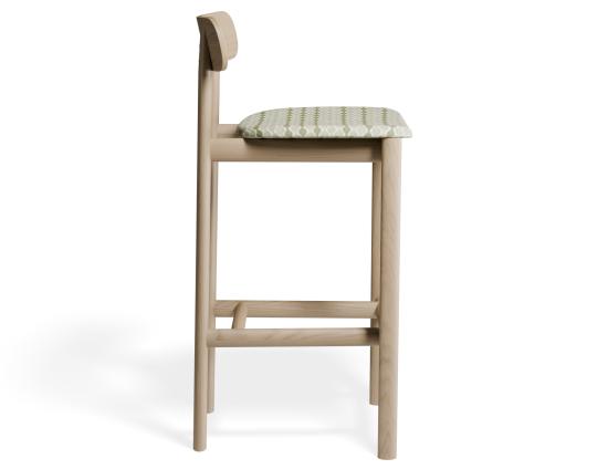 Zara Stool - Natural - Custom Upholstered