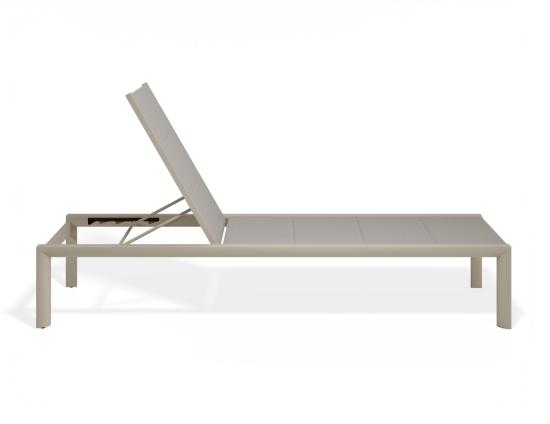 Alvor Sun Lounge - Latte - Biscuit Mesh