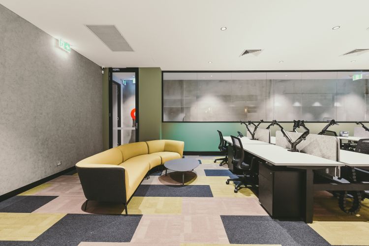 Contemporary office lounge